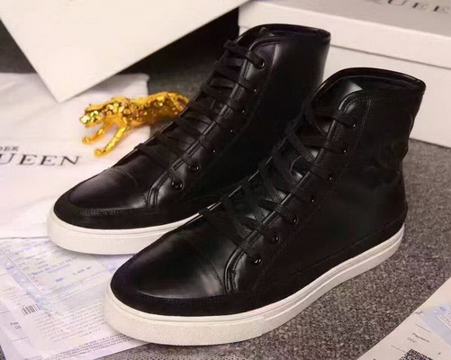 Alexander McQueen High-Top Fashion Men Shoes--001